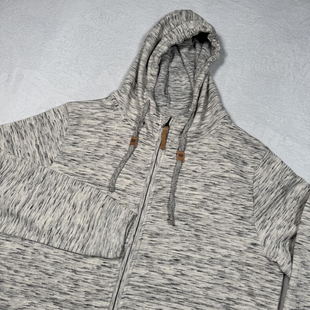 tentree Heather Gray Zip-Up Hoodie